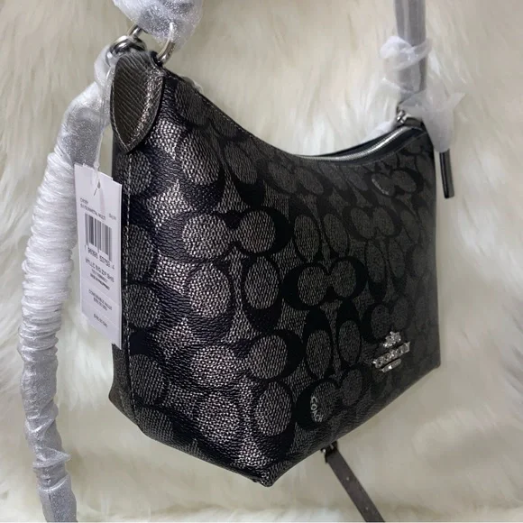 Coach 🩶🖤🩶 signature purse New - Picture 6 of 16